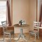 International Concepts Round 30 in Rd Top Pedestal Table, 2 Emily Chairs, Hickory/Stone, 30 in W, 30 in L, 29.1 in H, Wood K41-30RT-C617P - alternate 2